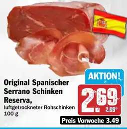 HIT Original Spanischer Serrano Schinken Reserva Angebot