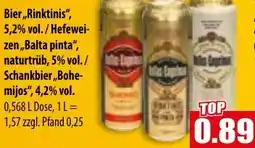 Mix Markt Bier ,,Rinktinis" Angebot