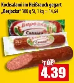Mix Markt Kochsalami im Heiẞrauch gegart „Berjozka" Angebot