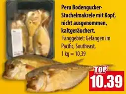 Mix Markt Peru Bodengucker Stachelmakrele mit Kopf, nicht ausgenommen Angebot