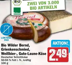 HIT Bio Wilder Bernd, Grienkenschmied, Weißbier-, Gute-Laune-Käse Angebot