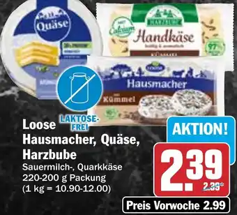 HIT Loose Hausmacher, Quäse, Harzbube Angebot