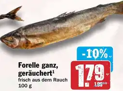 HIT Forelle ganz, geräuchert Angebot