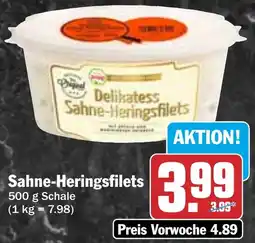 HIT Sahne-Heringsfilets Angebot