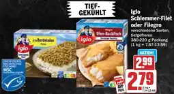 HIT Iglo Schlemmer-Filet oder Filegro Angebot