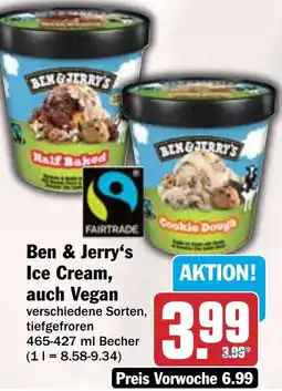 HIT Ben & Jerry's Ice Cream, auch Vegan Angebot