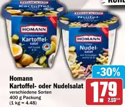 HIT Homann Kartoffel- oder Nudelsalat Angebot