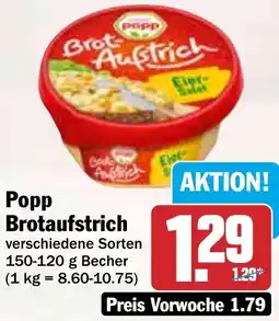 HIT Popp Brotaufstrich Angebot