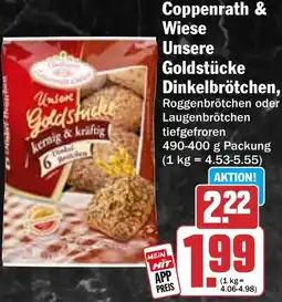 HIT Coppenrath & Wiese Unsere Goldstücke Dinkelbrötchen Angebot