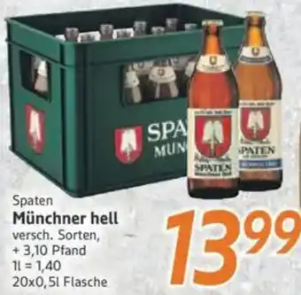 inkoop Spaten Münchner hell Angebot