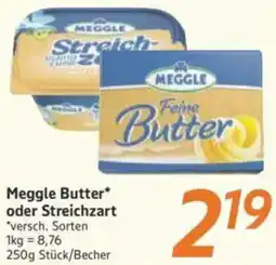 inkoop Meggle Butter oder Streichzart Angebot