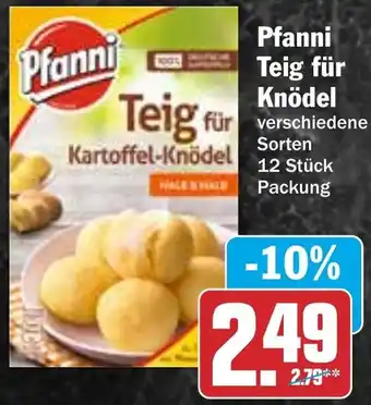 HIT Pfanni Teig für Knödel Angebot