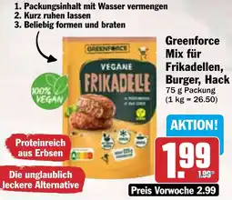 HIT Greenforce Mix für Frikadellen, Burger, Hack Angebot