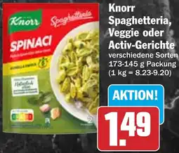 HIT Knorr Spaghetteria, Veggie oder Activ-Gerichte Angebot