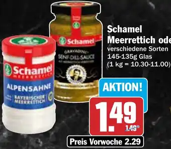 HIT Schamel Meerrettich oder Senf-Dill Sauce Angebot