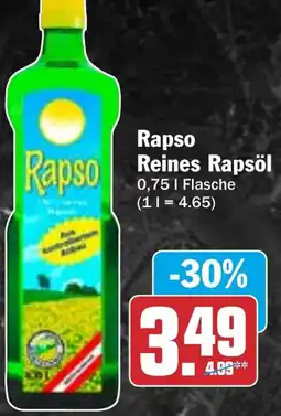 HIT Rapso Reines Rapsöl Angebot