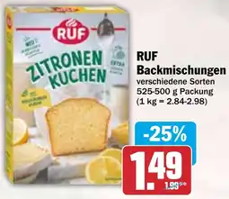 HIT RUF Backmischungen Angebot