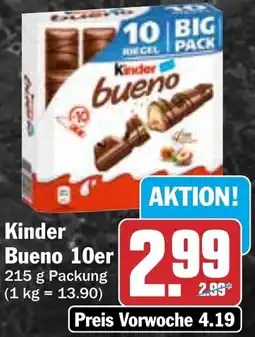HIT Kinder Bueno 10er Angebot