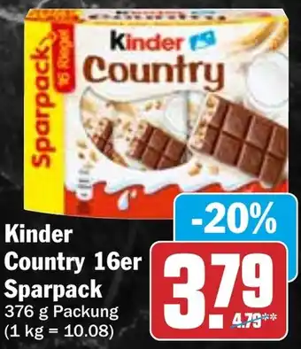 HIT Kinder Country 16er Sparpack Angebot
