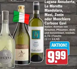 HIT Lugana Annaberta, Le Morette Mandolara, Masi, Zonin oder Monchiero Carbone Gavi Angebot