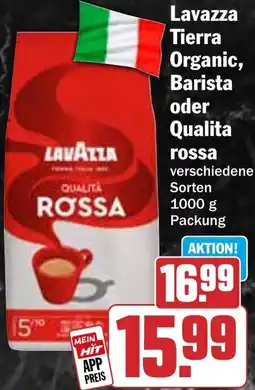 HIT Lavazza Tierra Organic, Barista oder Qualita rossa Angebot