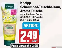 HIT Kneipp Schaumbad/Duschbalsam, Aroma Dusche Angebot
