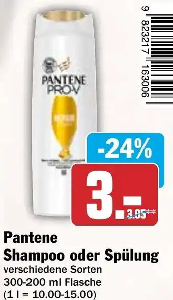 HIT Pantene Shampoo oder Spülung Angebot