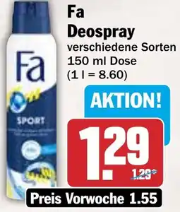 HIT Fa Deospray Angebot