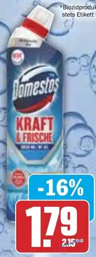 HIT Domestos WC Aktiv Kraft Gel Angebot