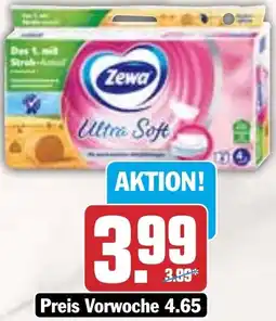 HIT Zewa Toilettenpapier Ultra Soft 4-lagig Angebot