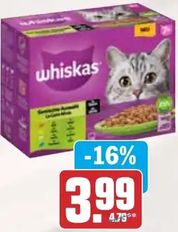 HIT Whiskas Katzenfutter Multipack Angebot