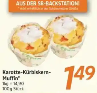 inkoop Karotte-Kürbiskern Muffin Angebot