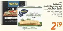 inkoop Wasa Knäckebrot Spezialitäten, Sandwich oder Tasty Snacks Angebot