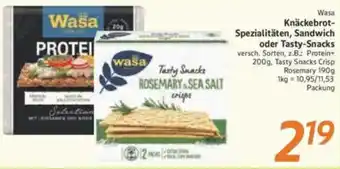 inkoop Wasa Knäckebrot Spezialitäten, Sandwich oder Tasty Snacks Angebot