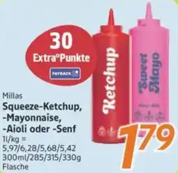 inkoop Millas Squeeze-Ketchup, Mayonnaise, Aioli oder Senf Angebot