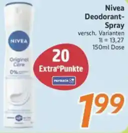 inkoop Nivea Deodorant Spray Angebot