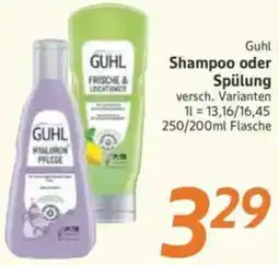 inkoop Guhl Shampoo oder Spülung Angebot