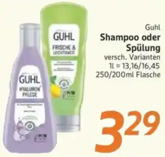 inkoop Guhl Shampoo oder Spülung Angebot