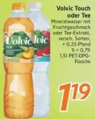 inkoop Volvic Touch oder Tee Angebot