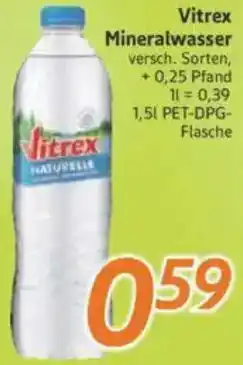 inkoop Vitrex Mineralwasser Angebot