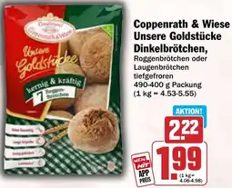 HIT Coppenrath & Wiese Unsere Goldstücke Dinkelbrötchen Angebot