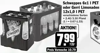 HIT Schweppes oder Gerri Limonaden Angebot
