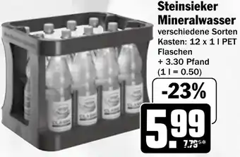 HIT Steinsieker Mineralwasser Angebot