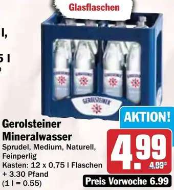 HIT Gerolsteiner Mineralwasser Angebot