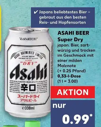 Kaufland Asahi Beer Super Dry Angebot