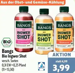 Aktiv Irma Bangs Bio Ingwer Shot Angebot