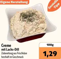 Aktiv Irma Creme mit Lachs-Dill Angebot