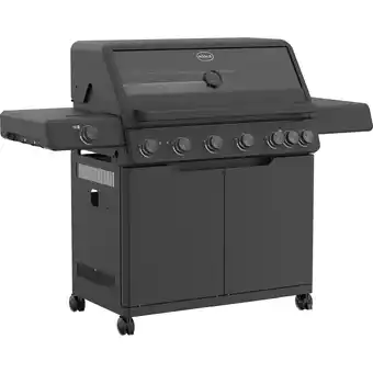 toom Baumarkt Rösle Gasgrill 'Allflame Hero 6' schwarz 157 x 118 x 61 cm Angebot