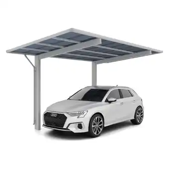 toom Baumarkt Ximax Carport 'Wing 80' Aluminium silbern 531,4 x 260 x 275,7 cm Angebot