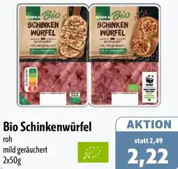 Aktiv Irma EDEKA Bio Schinkenwürfel Angebot